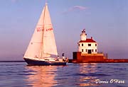 Sailboat on Great Lakes